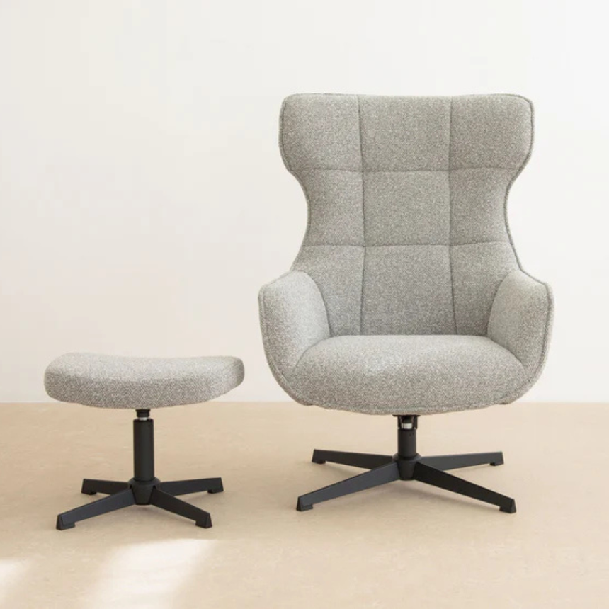 Arset buklé fotel lábtartóval