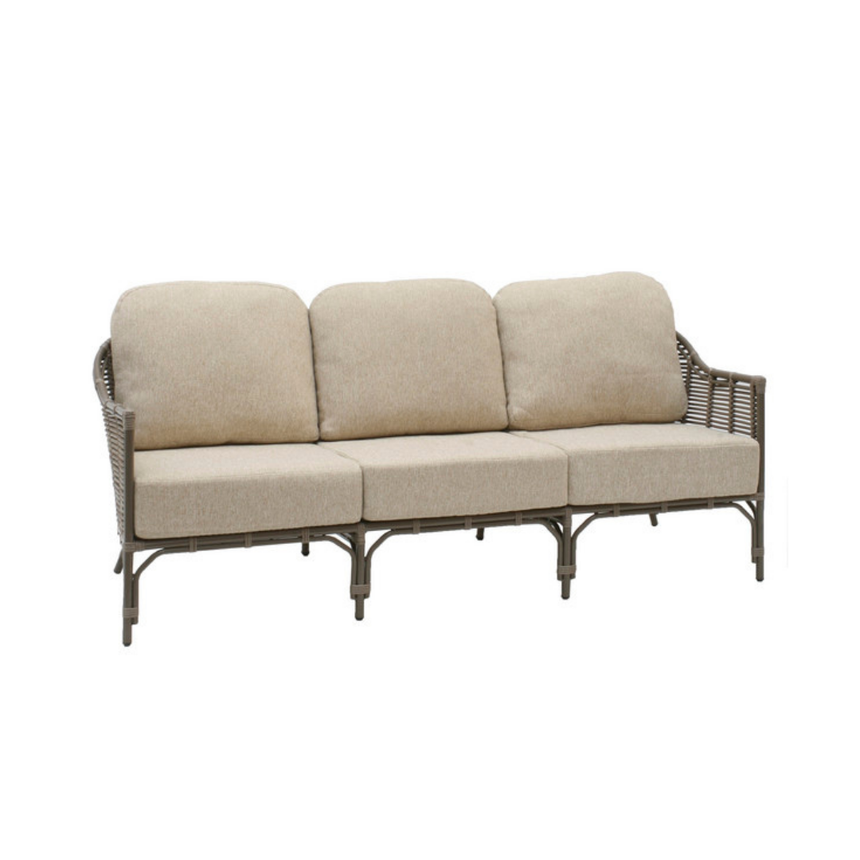 Lofty 3 személyes szövet kerti kanapé