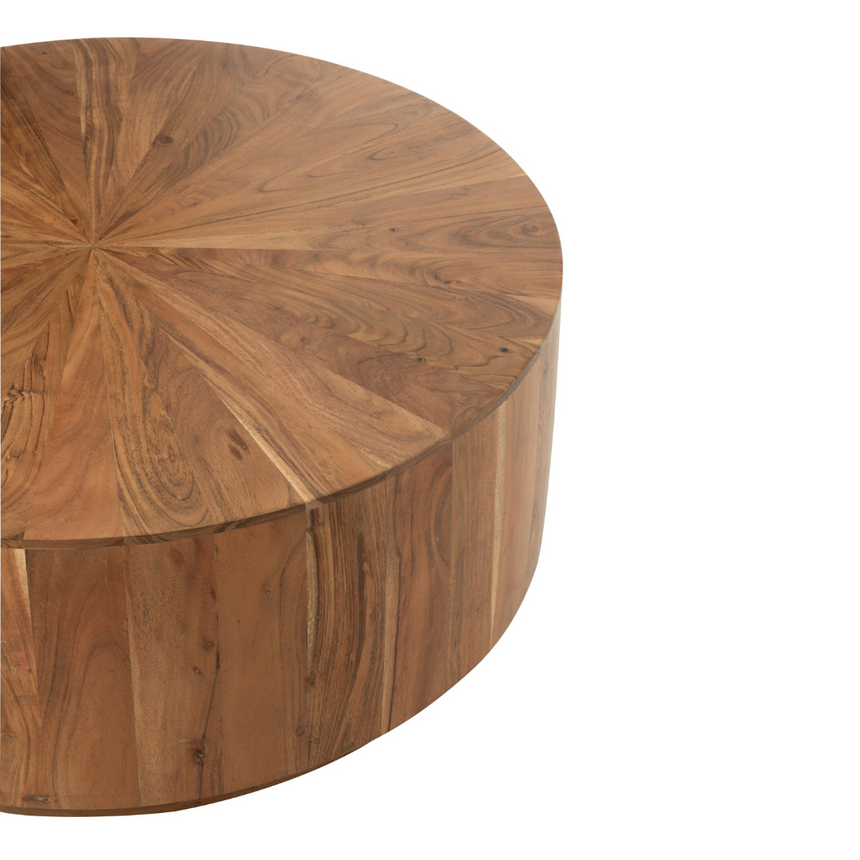 Olive wood coffee table