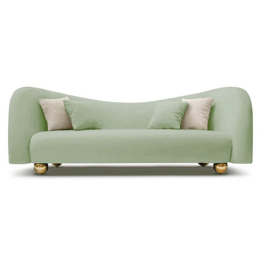 Hill bársony kanapé