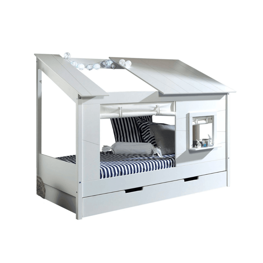 HB28 wooden house children's bed, 90x200 set