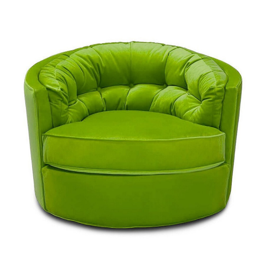 Crown bársony fotel