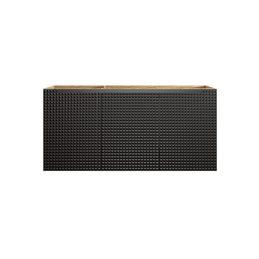 Baggy woven chenille pouf