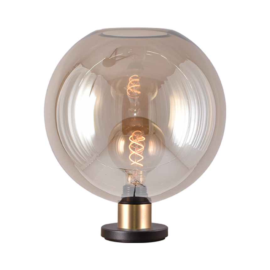 Lazise üveg asztali lámpa arany foglalattal Ø30