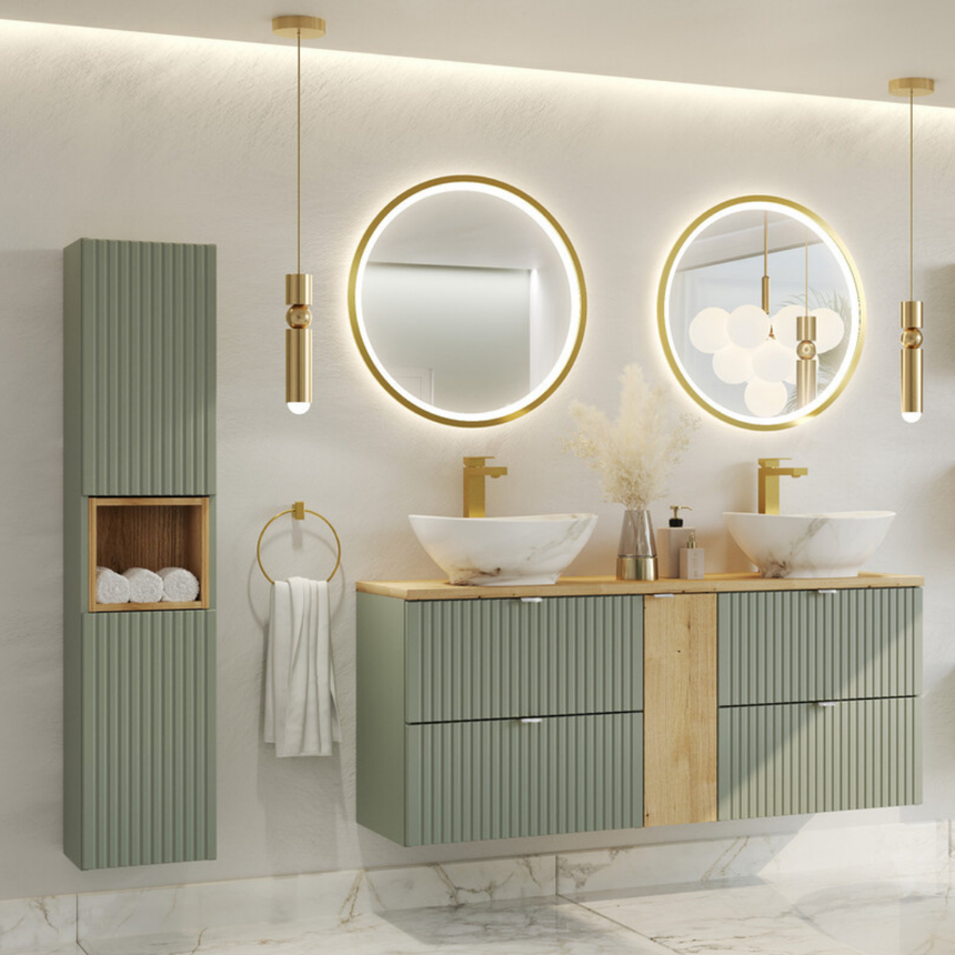 Baggy woven chenille pouf