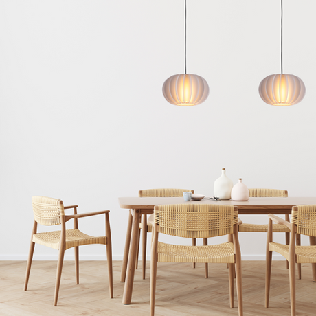 Arena 2-bulb acrylic pendant lamp