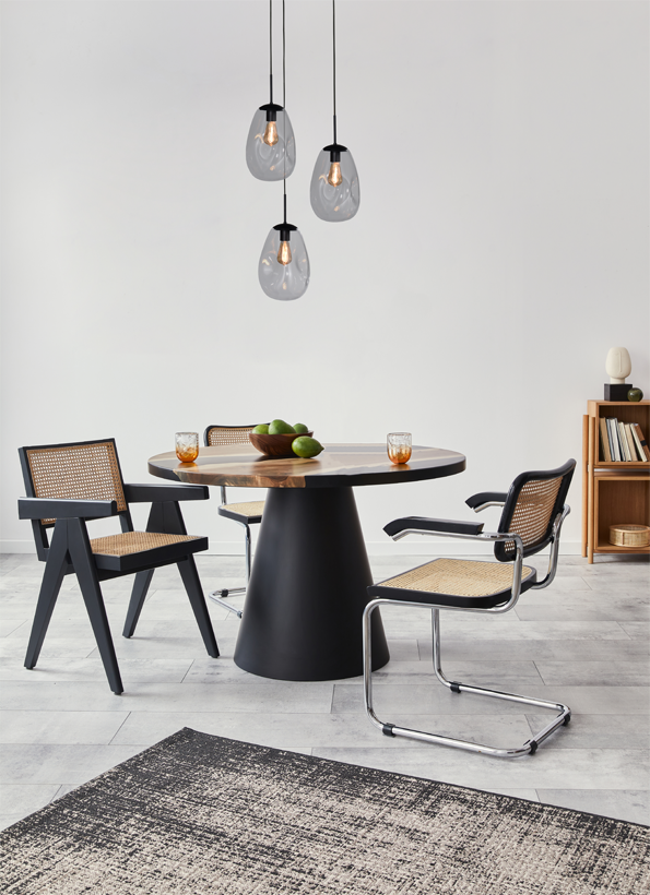 Lava 3 izzós átlátszó üveg függőlámpa