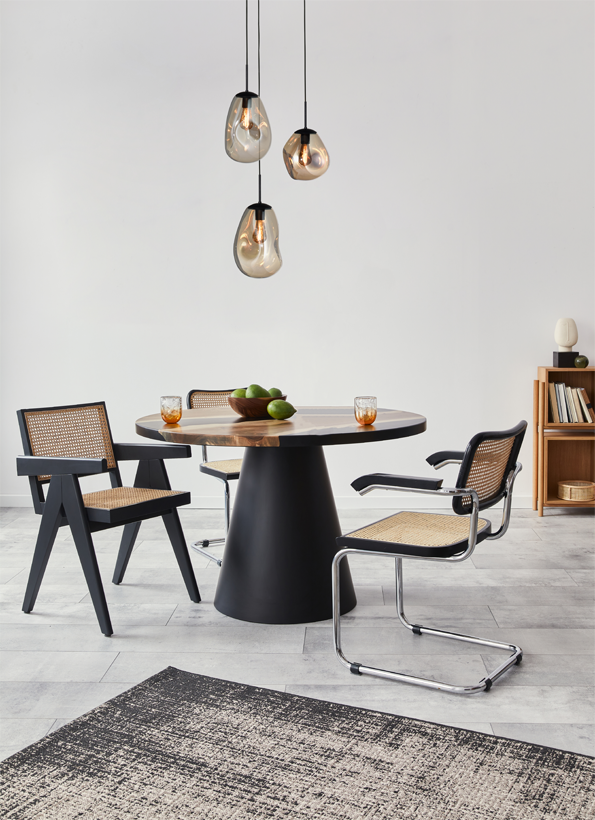 Lava 3 izzós arany üveg függőlámpa