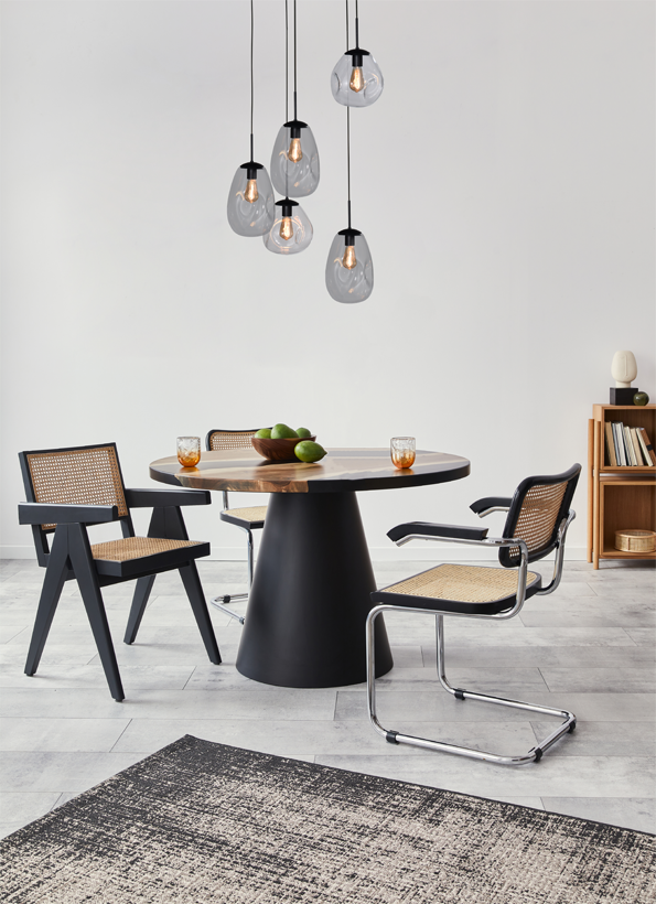 Lava 5 izzós átlátszó üveg függőlámpa