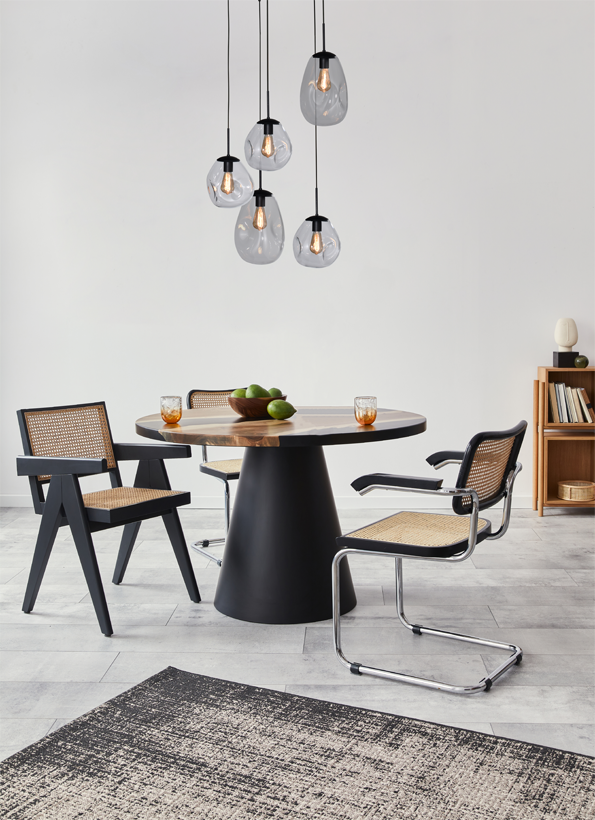 Lava 5 izzós átlátszó üveg függőlámpa