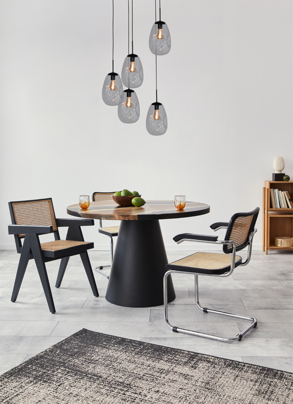 Lava 5 izzós átlátszó üveg függőlámpa