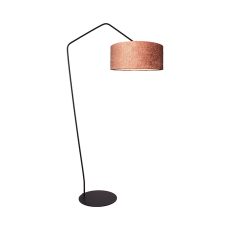 Arch fabric floor lamp with black frame 191x100