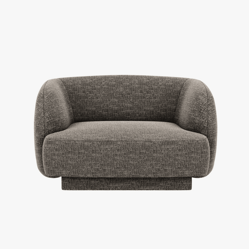 Miley chenille armchair