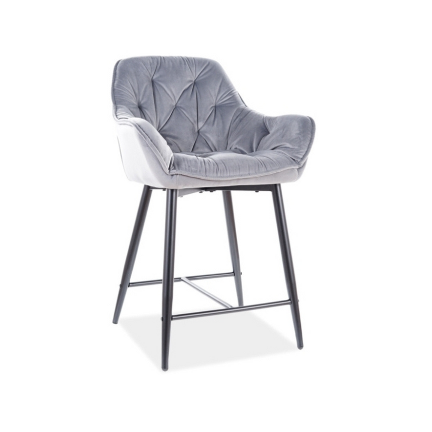 Cherry bársony alacsony bárszék