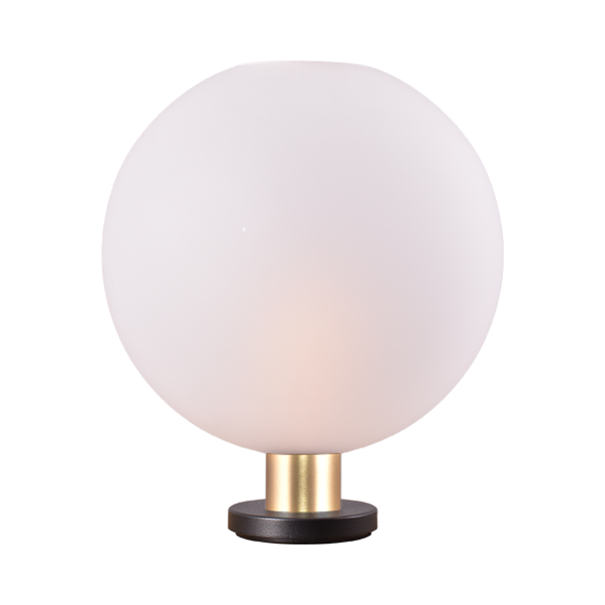 Lazise üveg asztali lámpa arany foglalattal Ø30