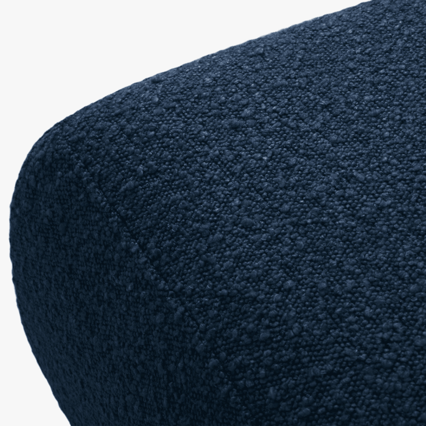 Molino bouclé pouf 75x75