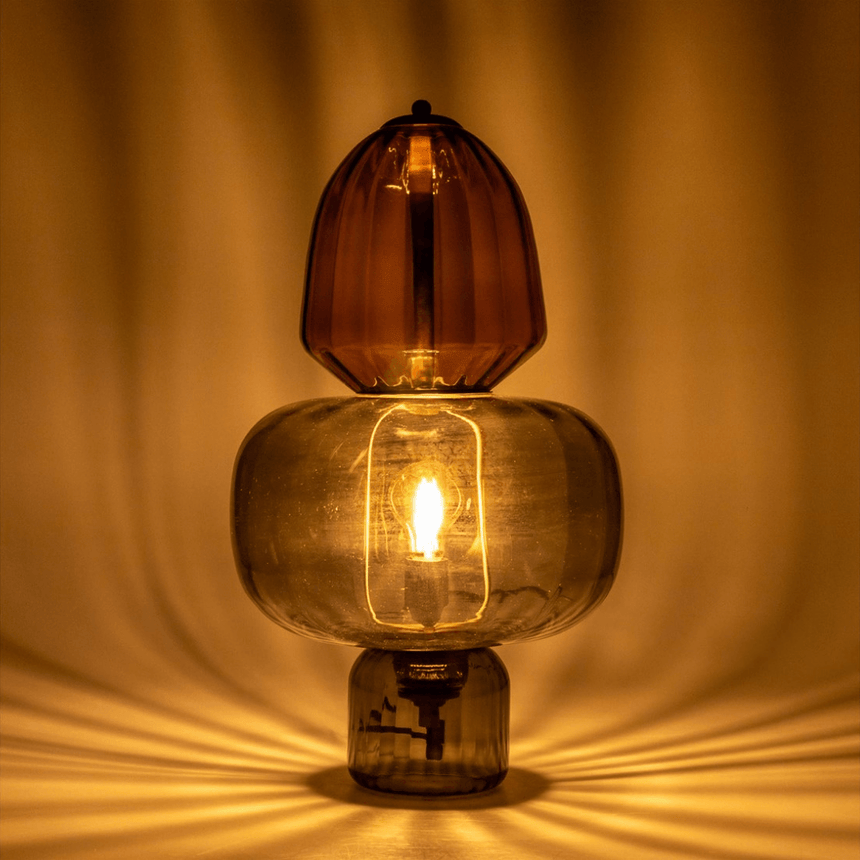Elise glass table lamp