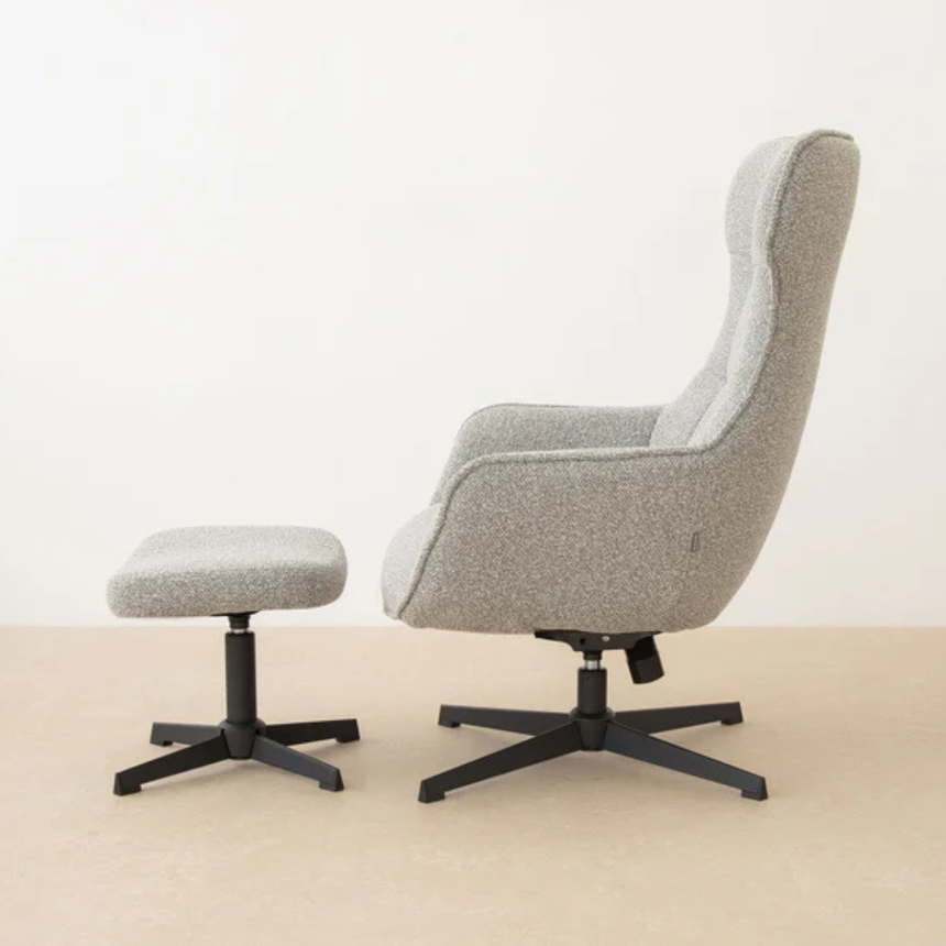 Arset buklé fotel lábtartóval