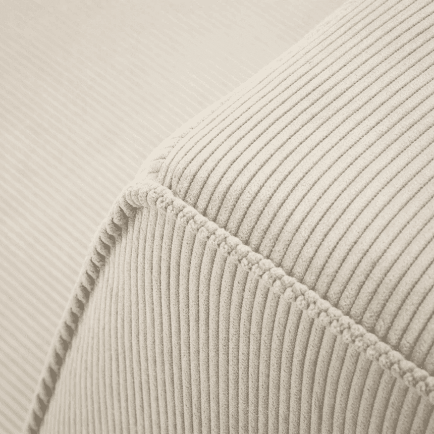 Ruby U alakú kordbársony kanapé bal sarokelemmel