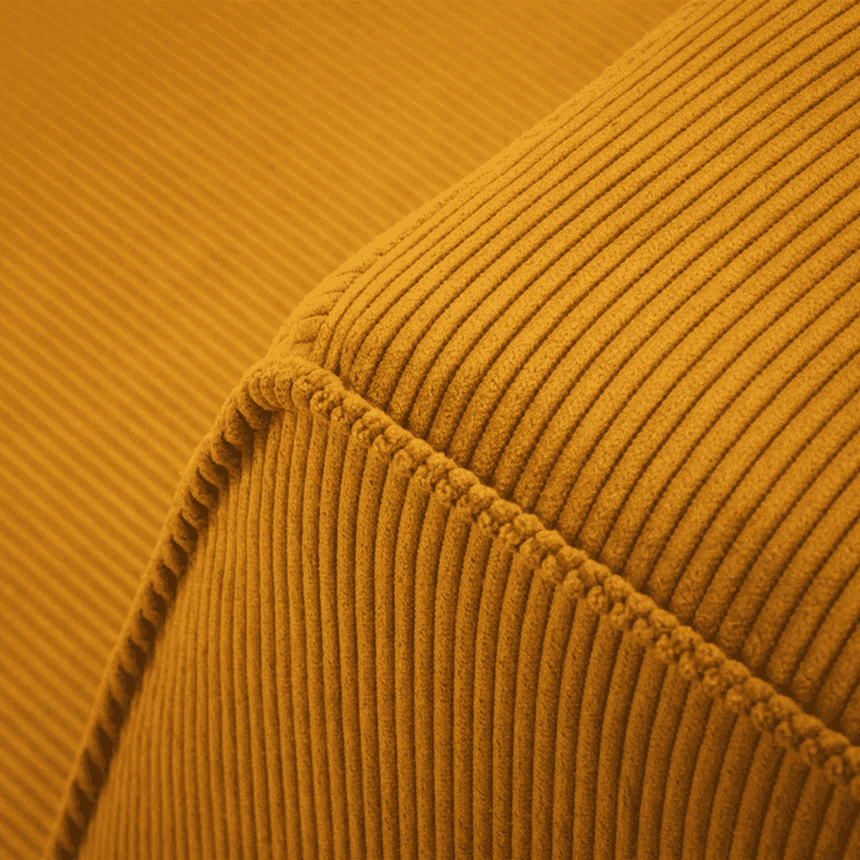 Ruby U alakú kordbársony kanapé bal sarokelemmel