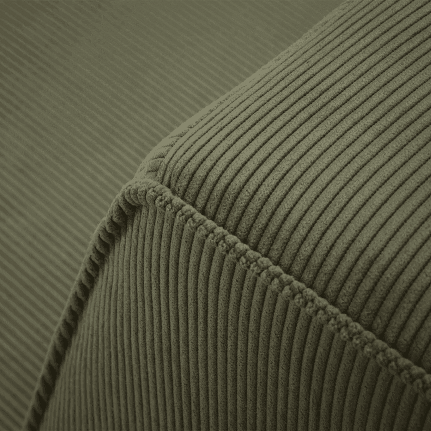 Ruby 2-seater corduroy sofa
