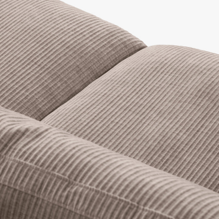 Lazy 5 személyes kordbársony kanapé