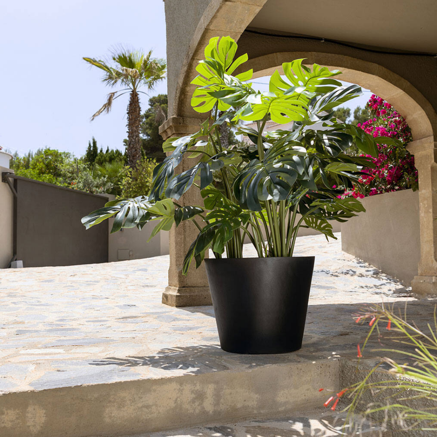 Bucket stone flower pot Ø40