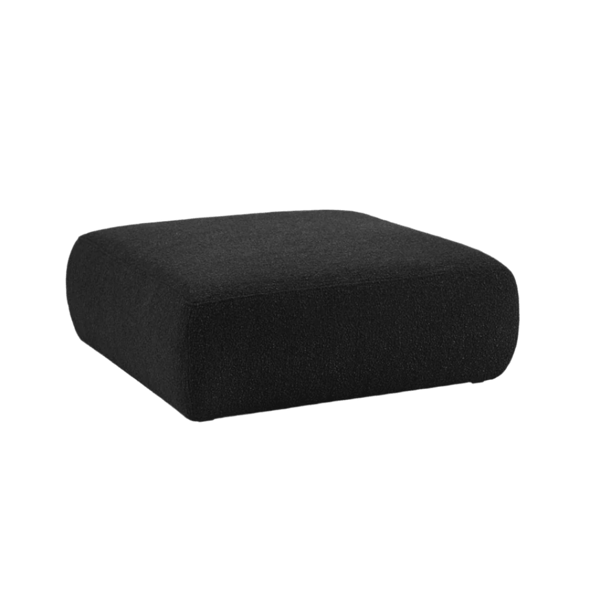 Molino bouclé pouf 100x100