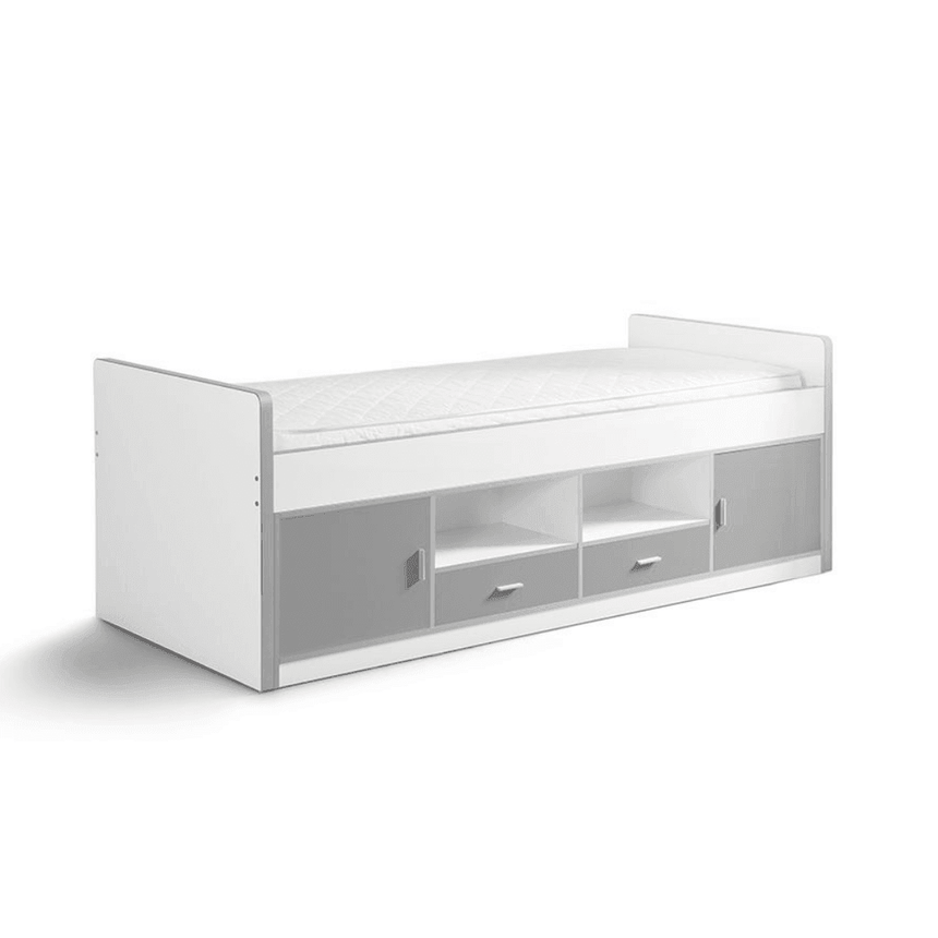 Bonny wooden children's bed, 90x200 with slatted bed base