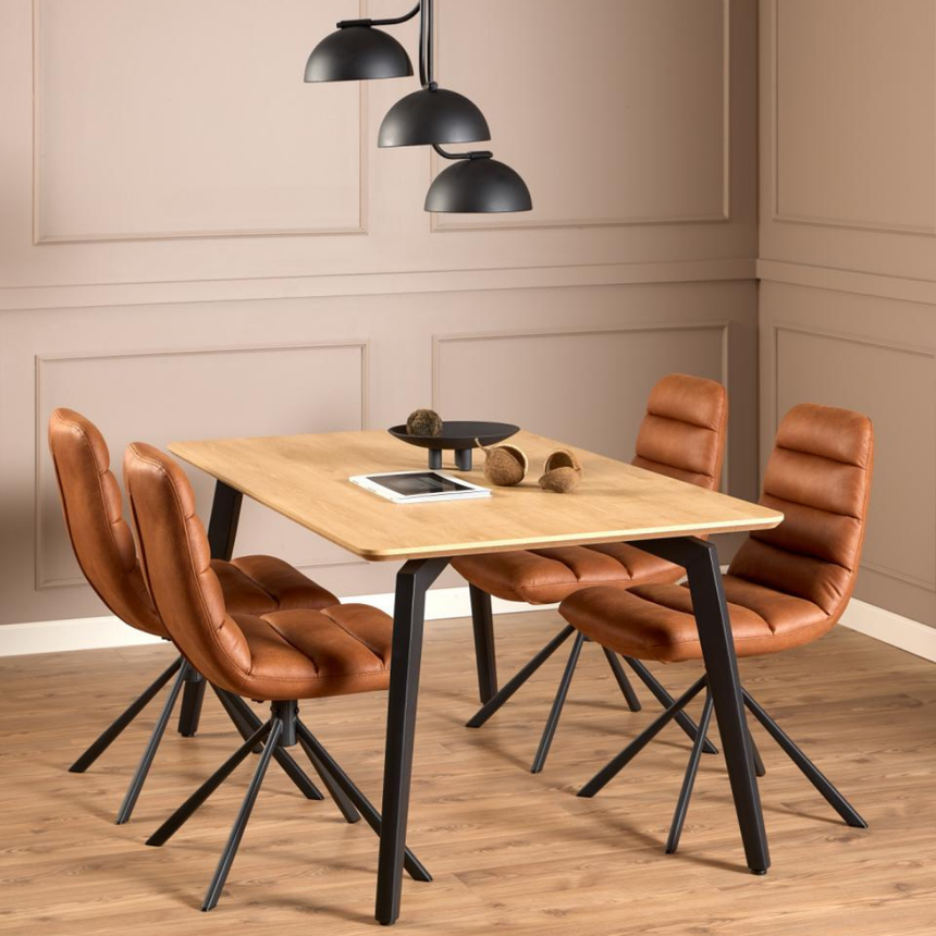 Cornus wood coffee table 120x60 set