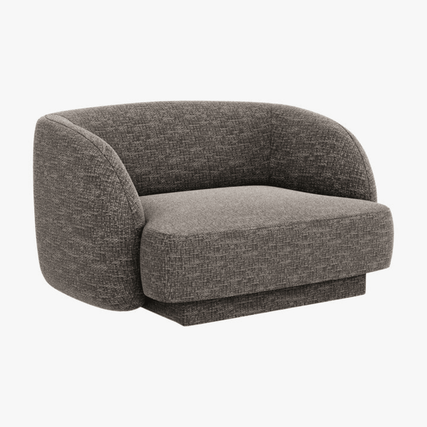 Miley chenille armchair