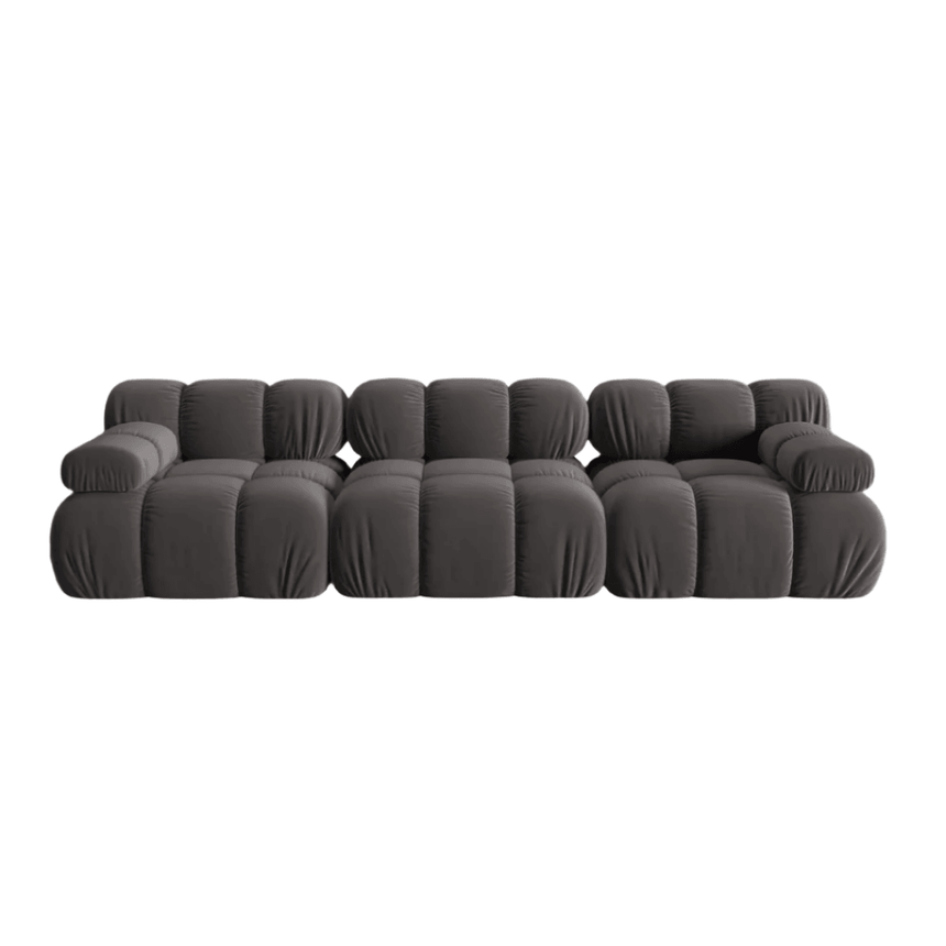 Bellis 3-seater velvet sofa