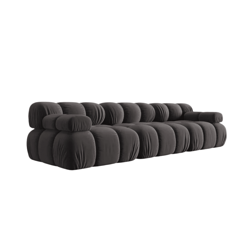Bellis 3-seater velvet sofa