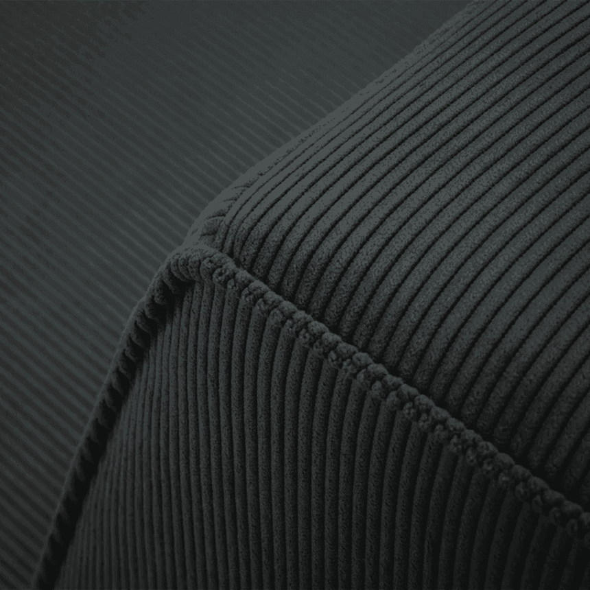 Ruby 2-seater corduroy sofa