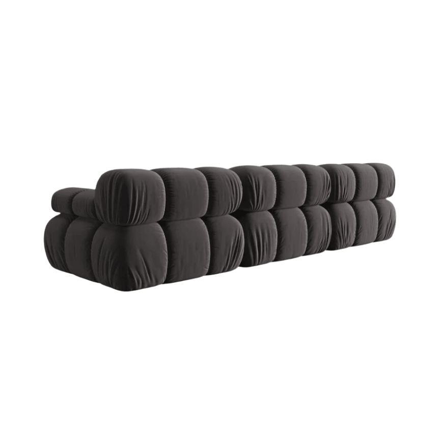 Bellis 3-seater velvet sofa