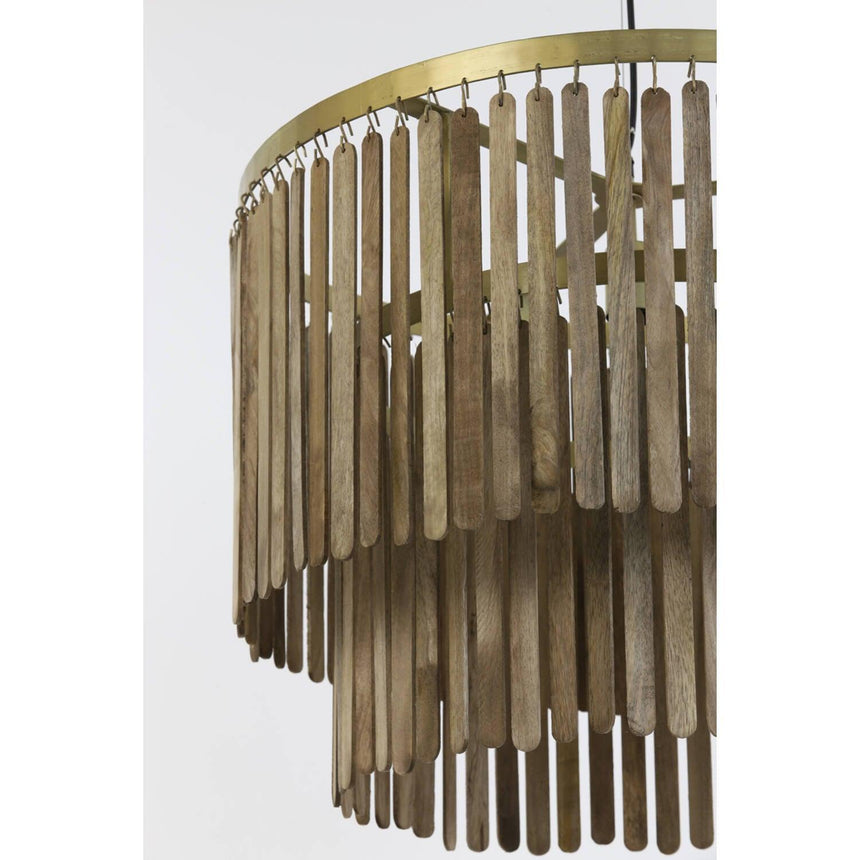 Gularo wooden pendant lamp Ø60