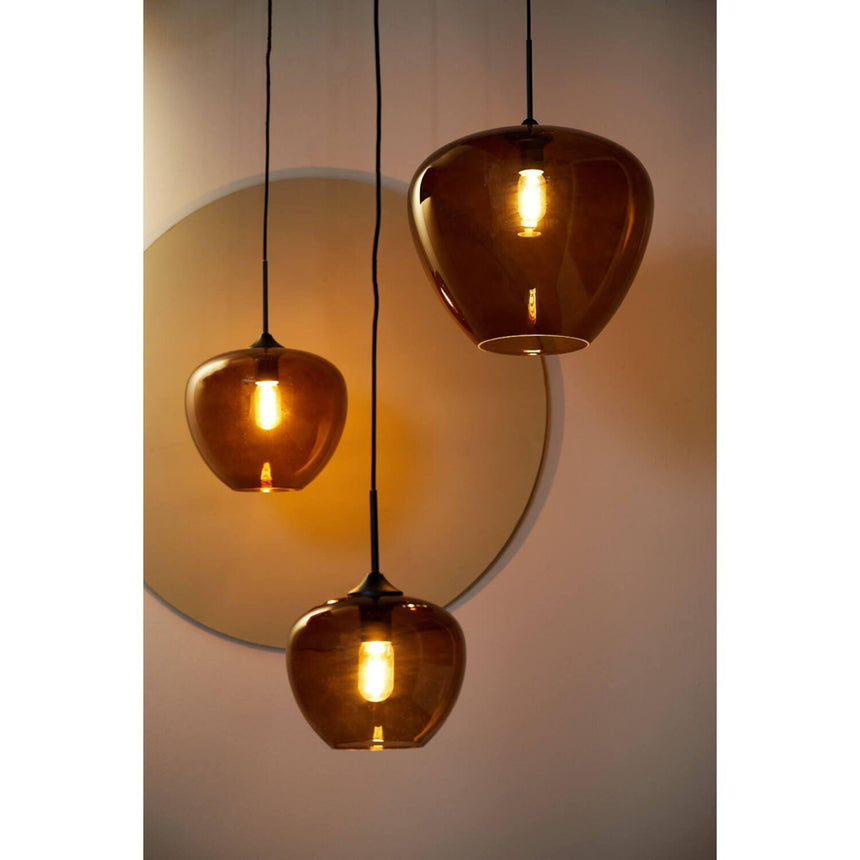 Mayson glass pendant lamp Ø40x34