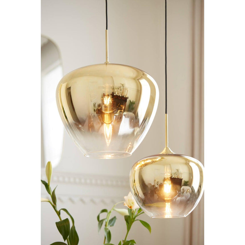 Mayson glass pendant lamp Ø40x34