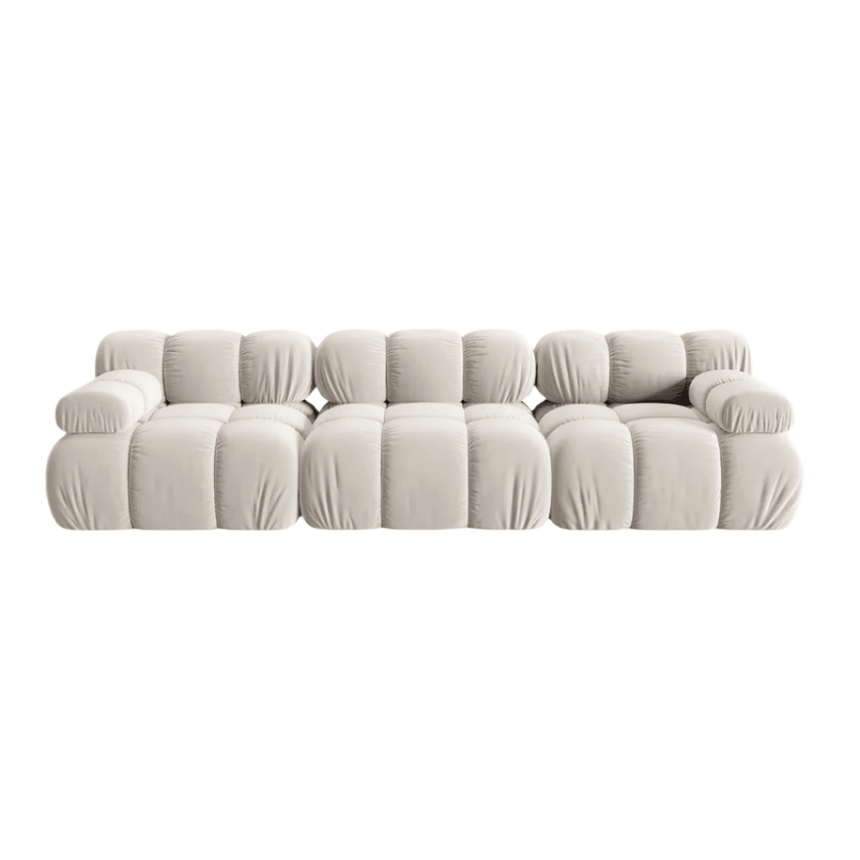 Bellis 3-seater velvet sofa