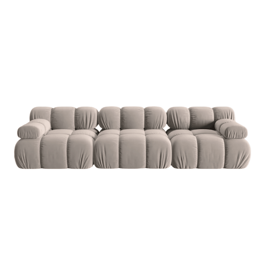 Bellis 3-seater velvet sofa