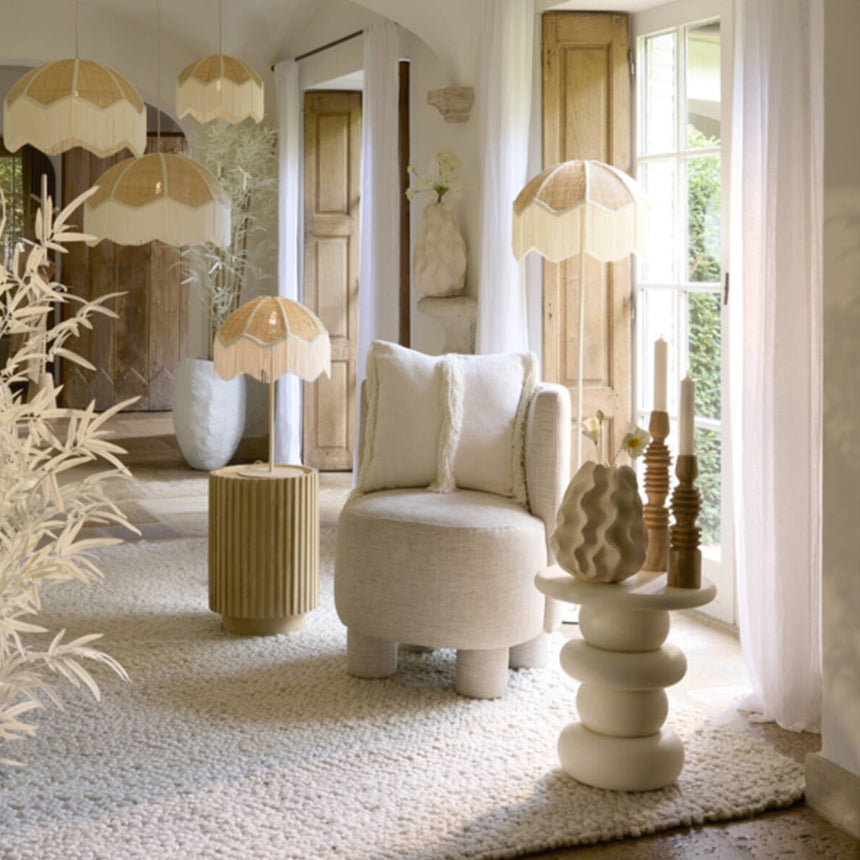 Malacia raffia függőlámpa Ø50