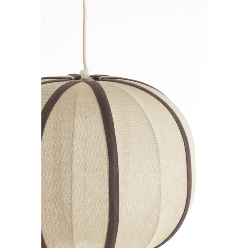 Esmiria dekoratív függőlámpa – Textil rétegzéssel és retro karakterrel