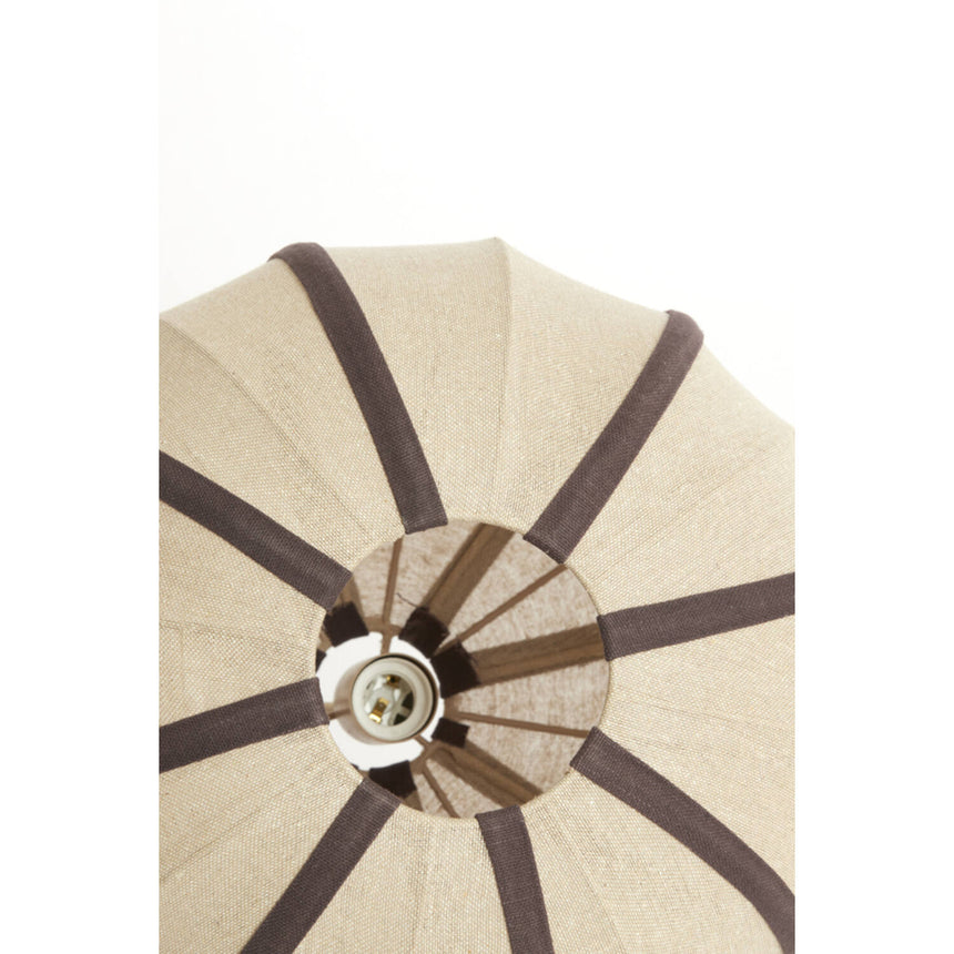 Esmiria dekoratív függőlámpa – Textil rétegzéssel és retro karakterrel