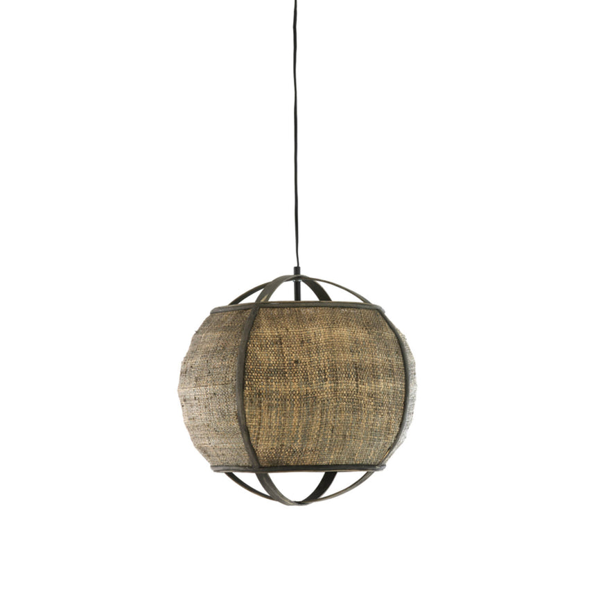 Bozona dekoratív függőlámpa – Természetes rattan fonással