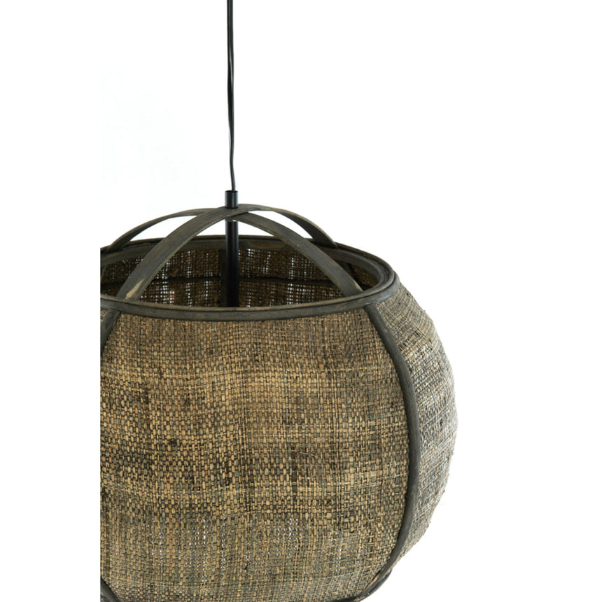 Bozona dekoratív függőlámpa – Természetes rattan fonással