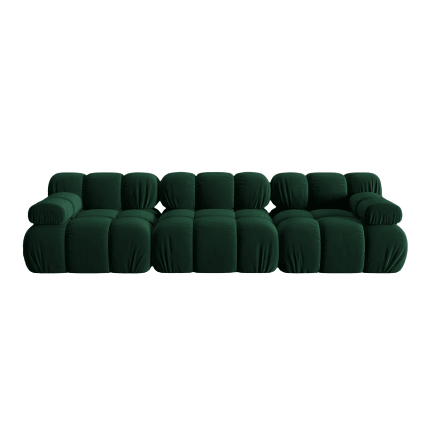 Bellis 3-seater velvet sofa