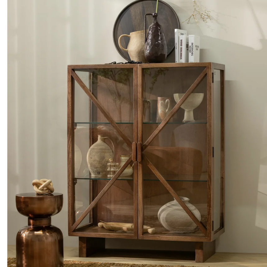 Kella 2 ajtós fa kabinet