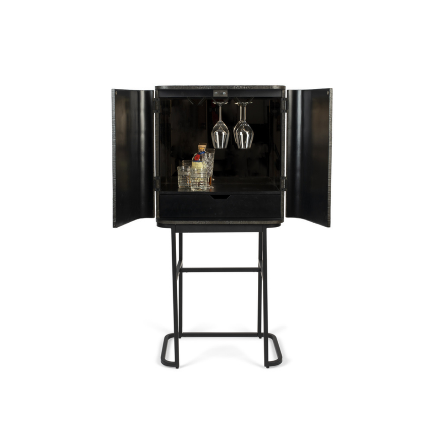 Ava Morgana textilbőr bárszekrény