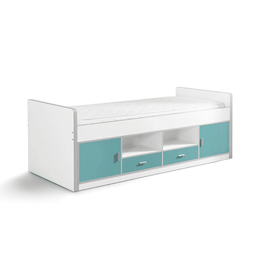 Bonny wooden children's bed, 90x200 with slatted bed base