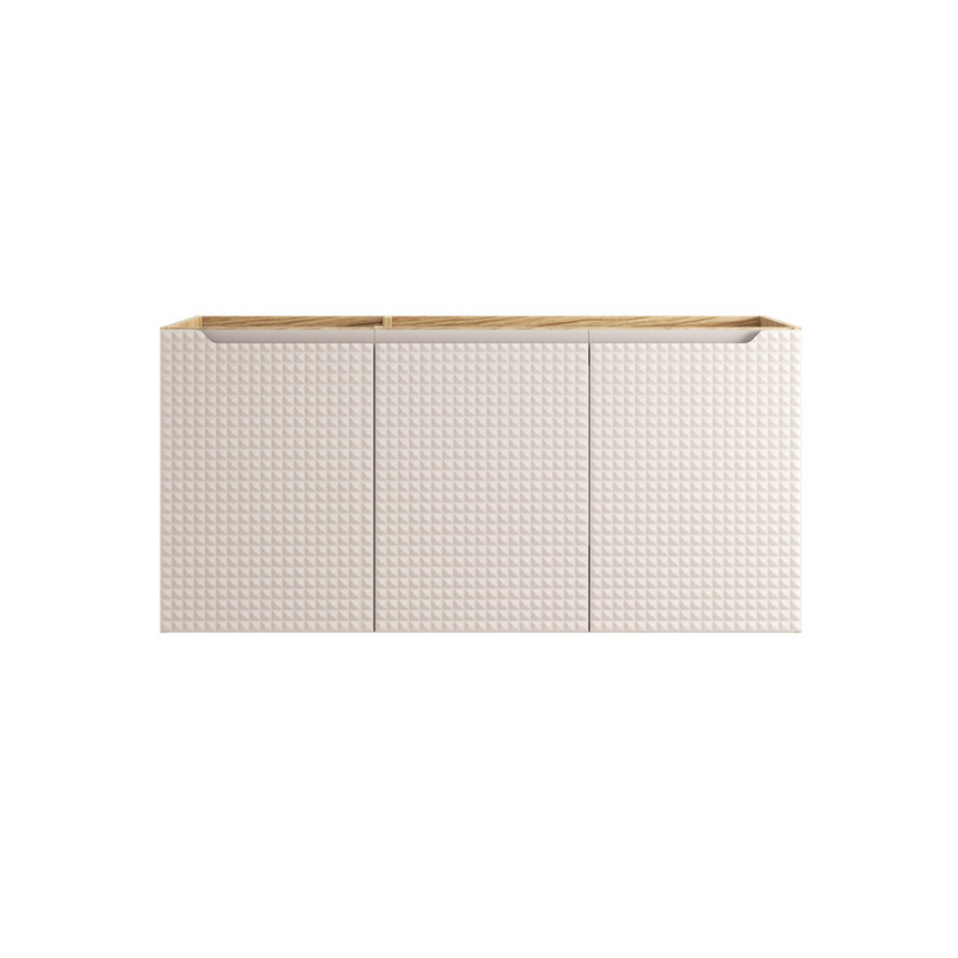 Baggy woven chenille pouf